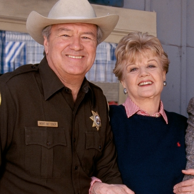 Ron Masak and Angela Lansbury